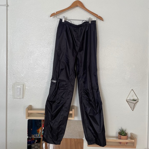 Outdoor Research Pants - Outdoor Research Helium Rain Pants Womens Small Black Pertex Shield Waterproof